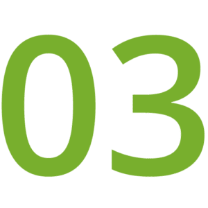 Grüne 03 zur Darstellung des dritten Schritts