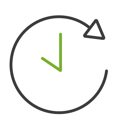 Clock icon representing core working hours