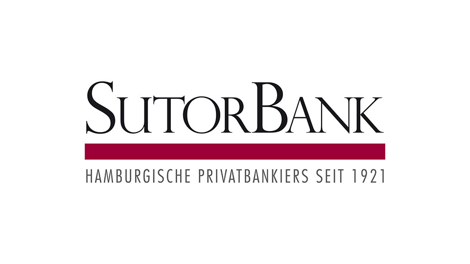 Logo of SutorBank – Hamburg-based private bank since 1921
