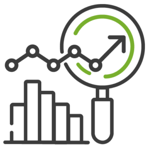 Icon of three people, representing customer support and care